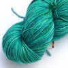 SPECIAL, SECOND : Paradise Pool - Sparkly superwash merino-nylon 4 ply yarn