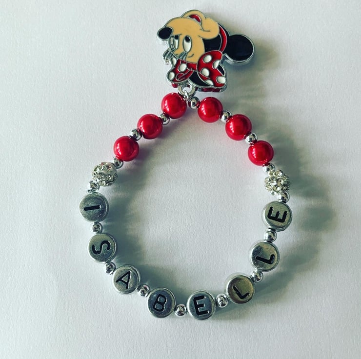 Minnie mouse deals charm bracelet