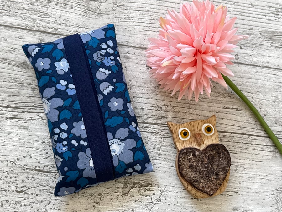 Liberty Fabric Pocket Tissue Holder - Travel Tissue Case - Reusable Tissue Pouch