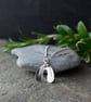 Mistletoe Necklace in Sterling Silver - Christmas Gift for Her