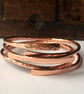 Adjustable Copper Bangle - Copper Wrap Bangle - Raw Copper Arthritis Jewellery - - Image 4