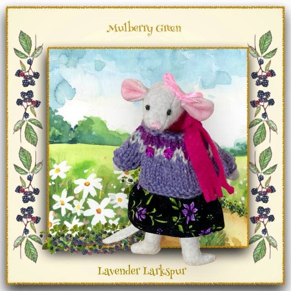 Lavender Larkspur - a Little Nipper from Mulberry Green 