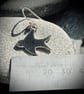 Silver swallow earrings - Image 5