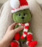 Handmade crochet Amigurumi soft plushie Grinch toy - Image 5