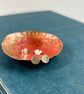 hammered small circle stud earrings - Image 5