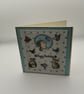 Handmade Hedgehog and Butterfly Birthday Card - Image 1