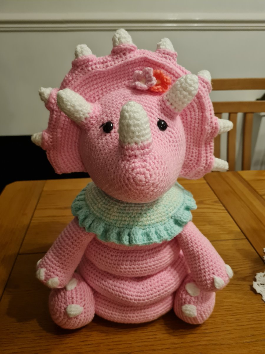 Triceratops stacking toy