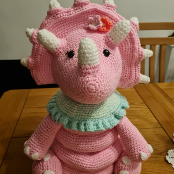 Triceratops stacking toy