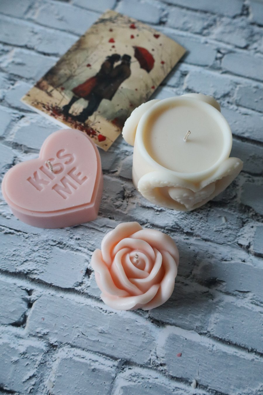 Valentine's day Candle Set 