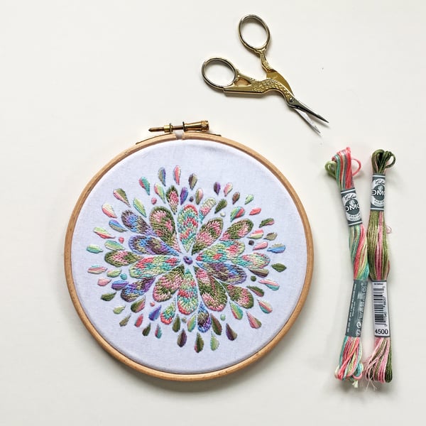 Embroidery Kit - Abstract Embroidery Kit, Hand Embroidery