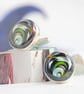 Cornish surfite cufflinks (rosette pattern) - Image 1