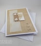 Handmade sympathy card - paper heart - Image 4