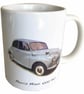 Morris Minor 1962 (Light Blue) - 11oz Ceramic Mug for Classic British Car fan