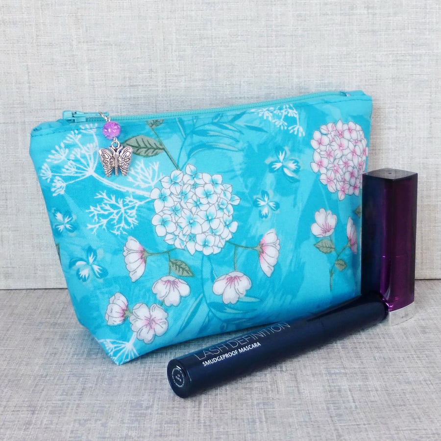 Make up bag, zipped pouch, cosmetic bag