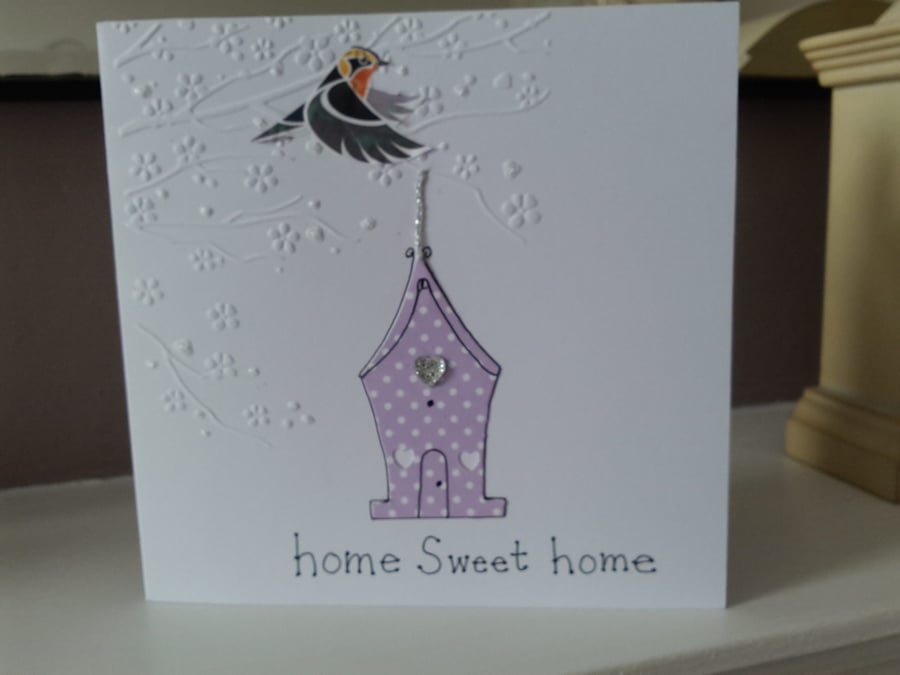 Home sweet home new home card