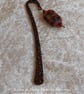 Copper Bookmark with Beaded adornment. - Image 1