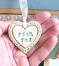 Summer seconds Small Ceramic heart decoration Swear words  - Image 4