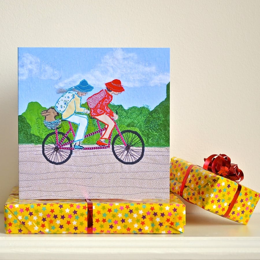Fathers day card - cycle bike bicycle