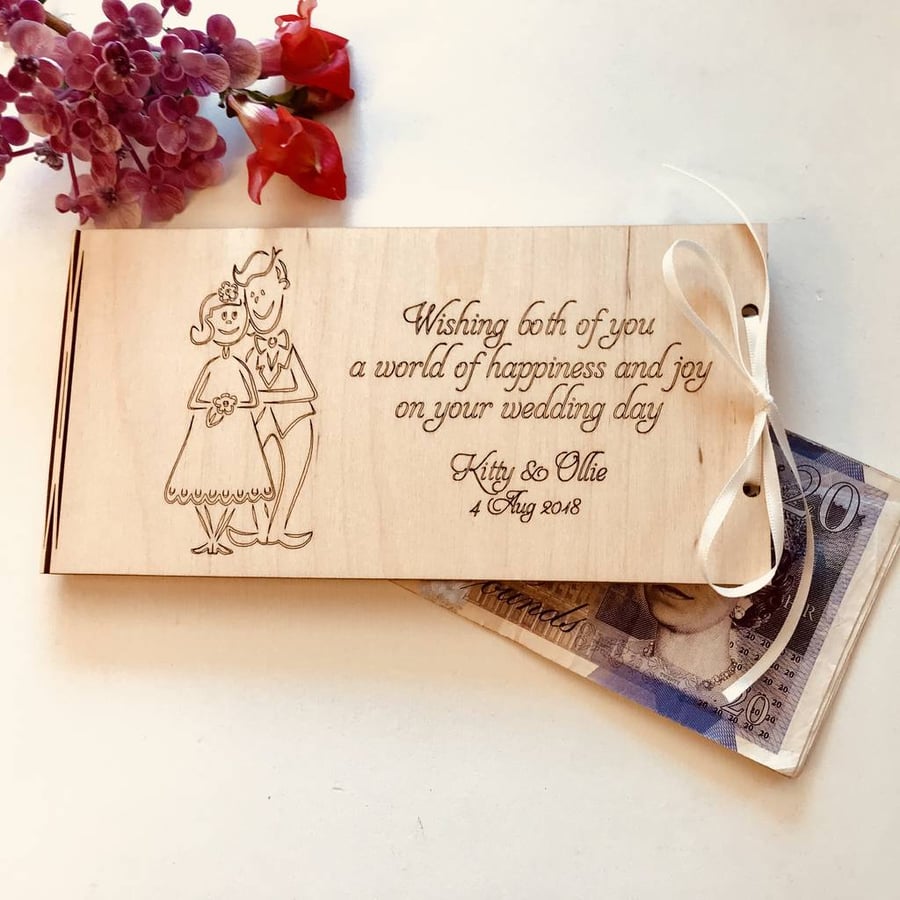 Happy Couple Money Voucher Gift Envelope