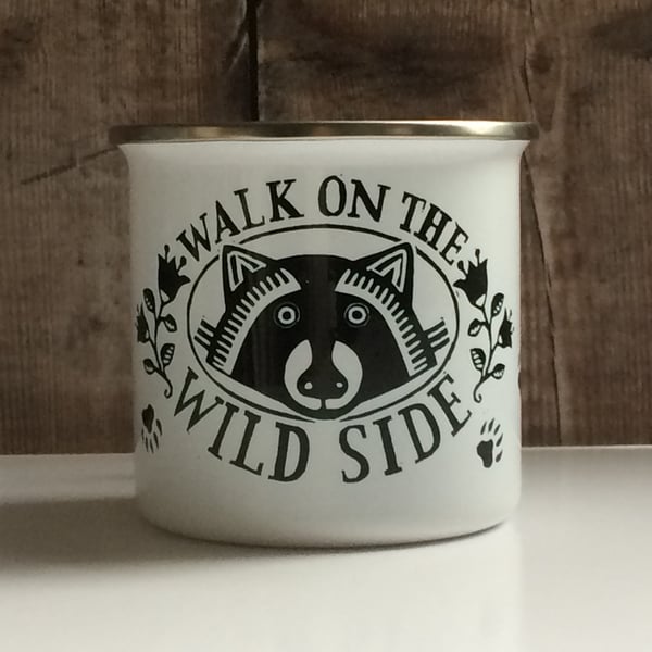 Walk On The Wild Side Enamel Travel Mug