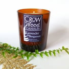 Lavender & Bergamot  Essential oil Soya Candle Medium 150g