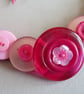 Pink Vision Button Necklace - Image 2
