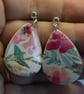 Floral Teardrop Earrings - Image 4