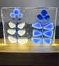 Illuminated Glass Flower Panel - Image 2