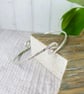 Sterling Silver Bangle with Fold Over Front and Back. Fits Size Small 19cm  - Image 3