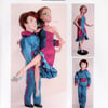 Sewing Pattern for a pair of 11-12" Fashion dolls. " Strictly"
