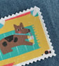 Fabric Postage Stamps - Doggies - Image 7