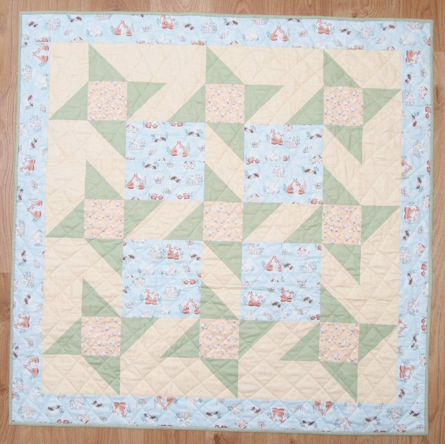 Quilted Patchwork Baby Playmat