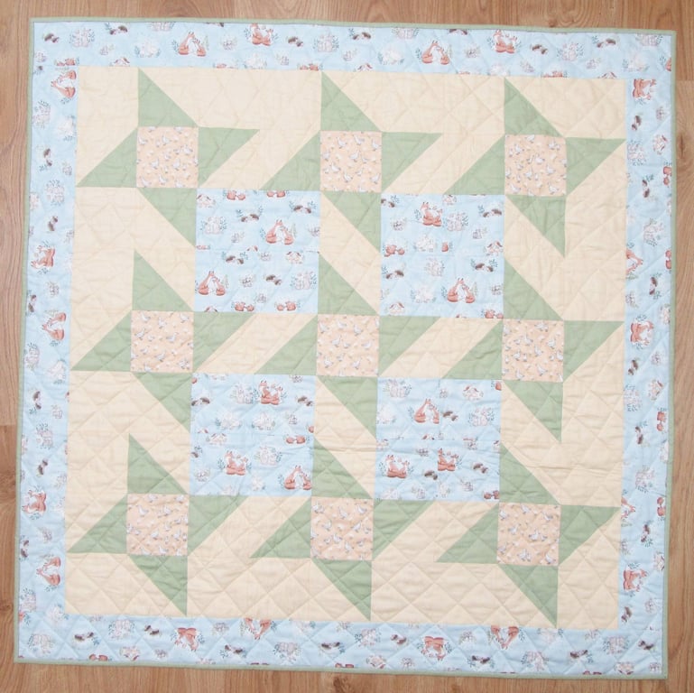 Quilted Patchwork Baby Playmat