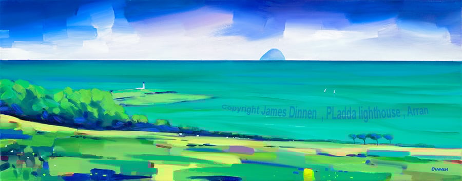 Pladda Lighthouse , Arran   (Free postage UK) 