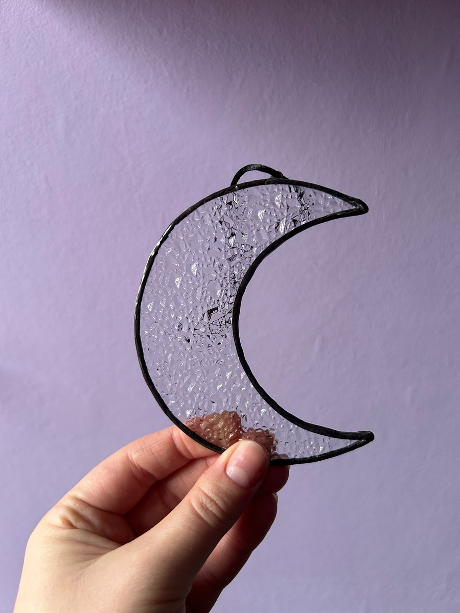 Clear Crackle Moon