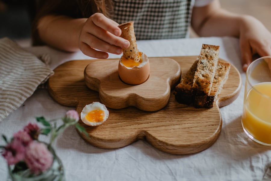 Breakfast Set - Cloud Toast Board & Egg Cup