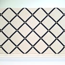 Notice board - Natural background and Navy Blue