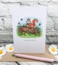 Squirrel & Friends Card - Birthday Card - Blank Card - Any Occasion - Image 2