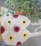 Handmade Crochet flower Granny Square Shoulder Bag - Image 4