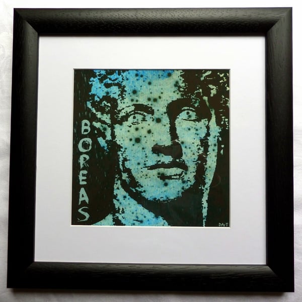 Boreas, Greek Wind God - Framed Print