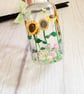 Reed Diffuser Bottle Hand Painted with Sunflowers  - Image 6