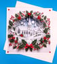 Handmade Christmas Card, Large, Wife, Husband, Parents, Sister, Grandparents