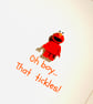 ELMO - Framed minifigure - Sesame Street - Cute - Image 2