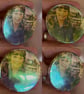 Holographic collage pin badge - do it - Image 3