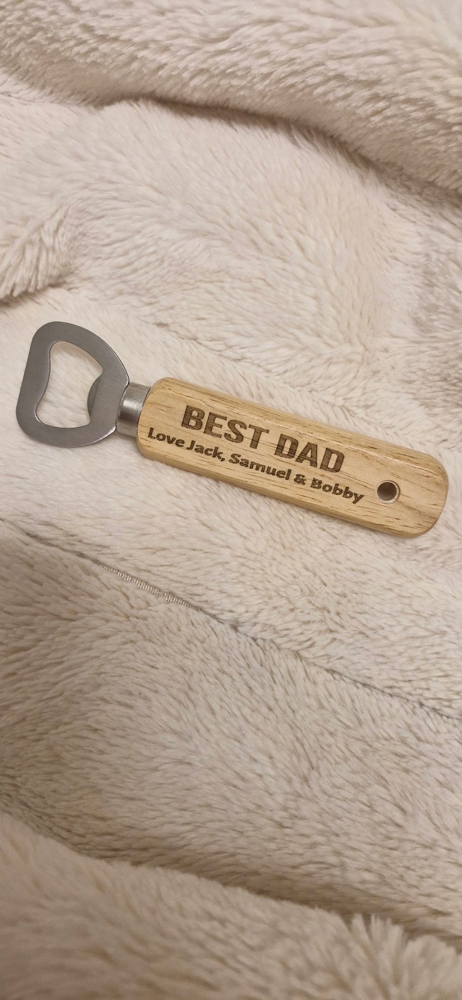 Personalised bottle opener 