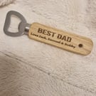 Personalised bottle opener 