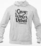 Cozy Winter Vibes - Funny Cute Novelty Christmas Hoodie  Christmas gift - Image 2