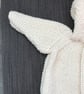 Moss stitch baby hooded jacket - Image 2