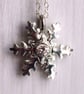 sterling silver snowflake - Image 2