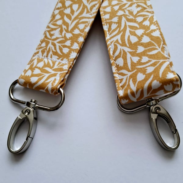 Mustard coloured replacement handbag strap 